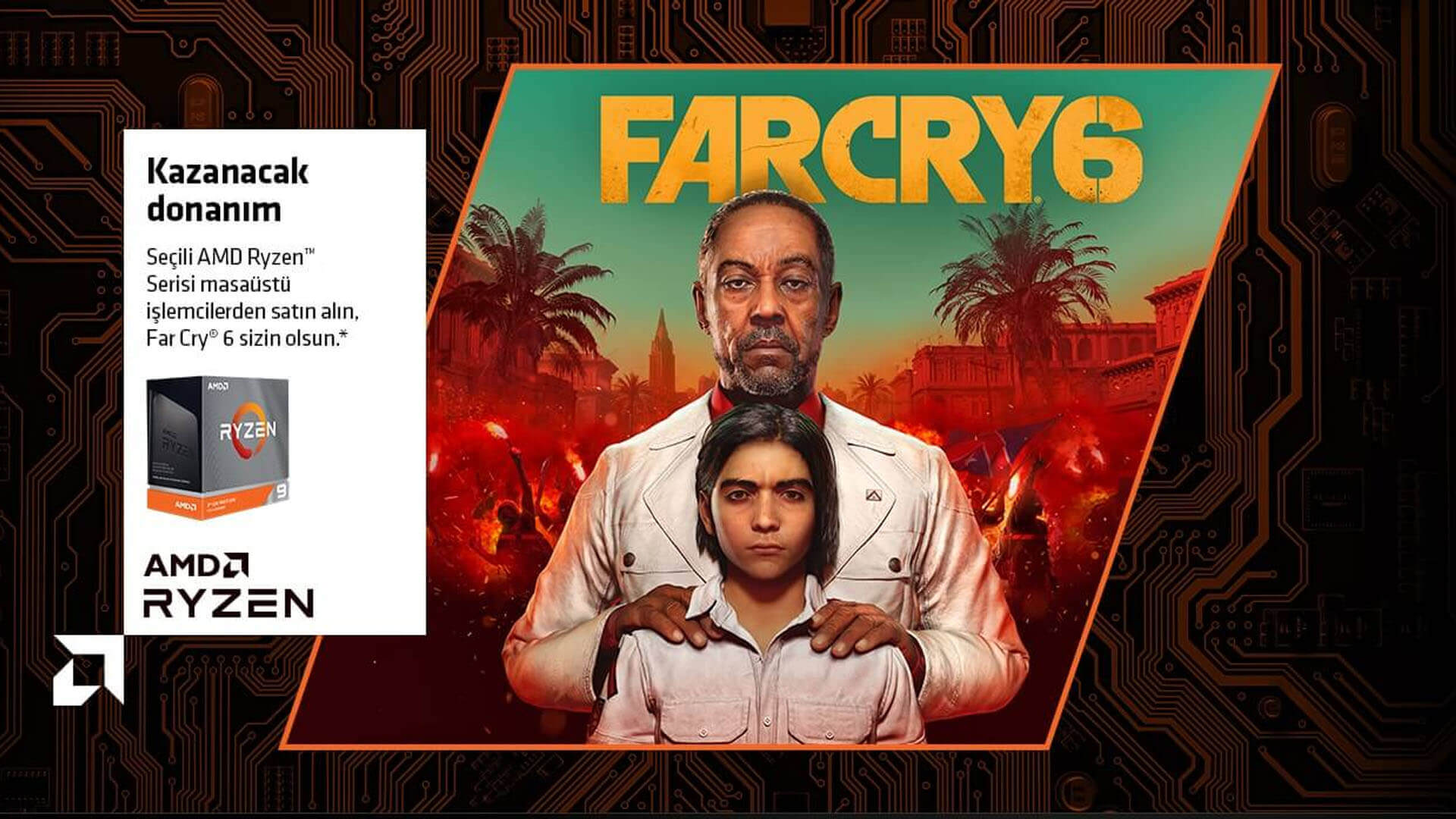 AMD’den İşlemci Alımıyla 269 TL Değerinde Ücretsiz FarCry 6 Kampanyası